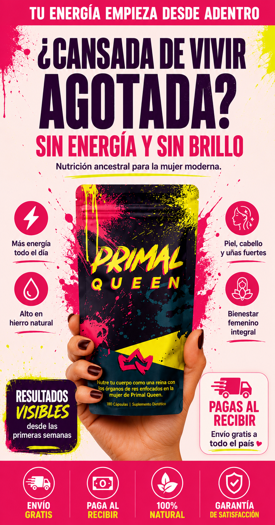 PRIMAL QUEEN® Recupera tu Energía Desde Adentro