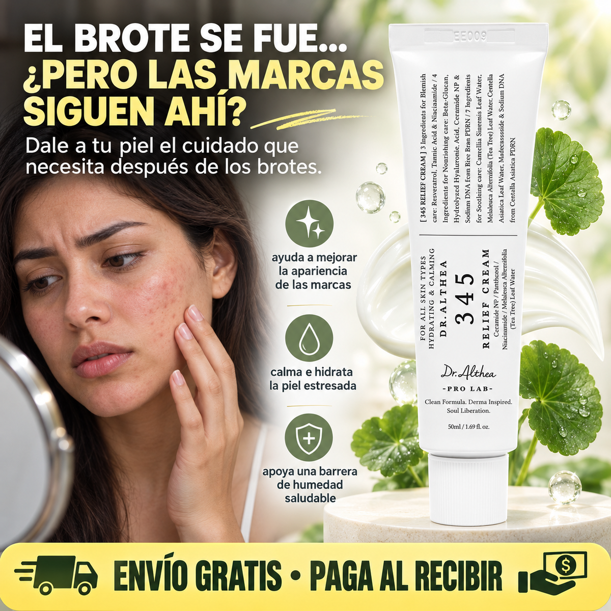 Crema de Alivio 345 – Calma e Hidratación para tu Piel