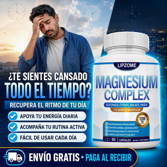 Magnesio Complex – Energía y Bienestar para Sentirte Mejor Cada Día