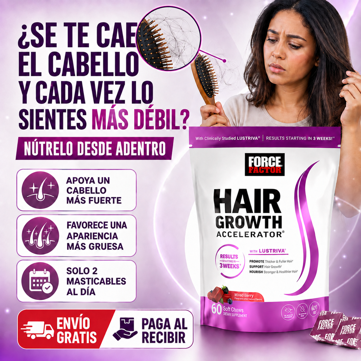 Hair Growth Accelerator – Nutrición y Cuidado Capilar para un Cabello Fuerte Cada Día