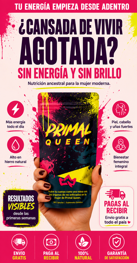 PRIMAL QUEEN®  Recupera tu Energía Desde Adentro