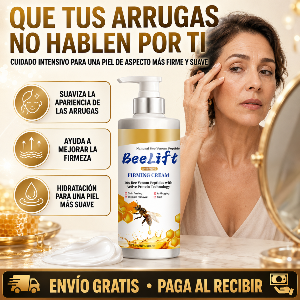 BeeLift – Suaviza arrugas y reafirma tu piel.