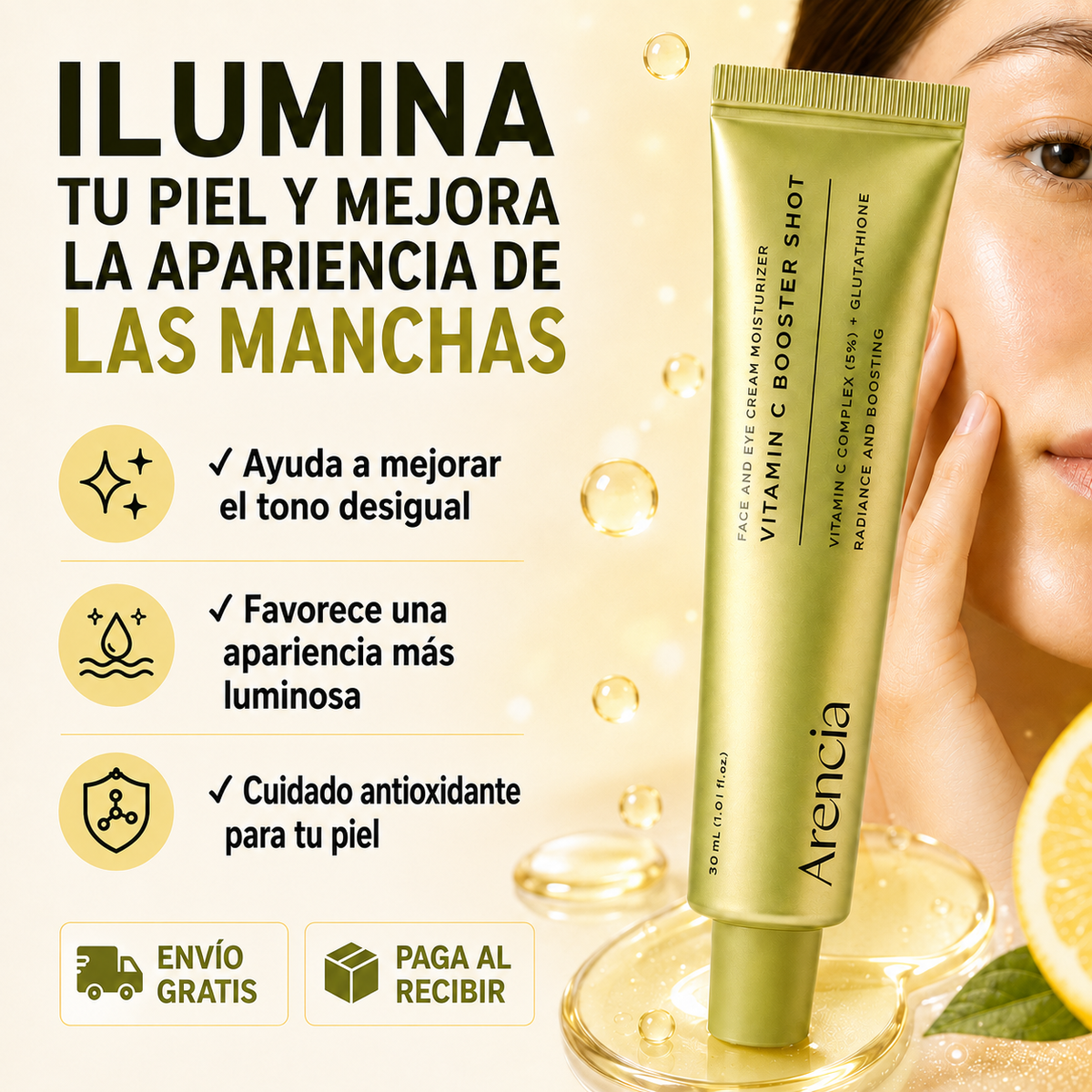 ARENCIA VITAMIN C - DEVUÉLVELE LA LUZ A TU PIEL