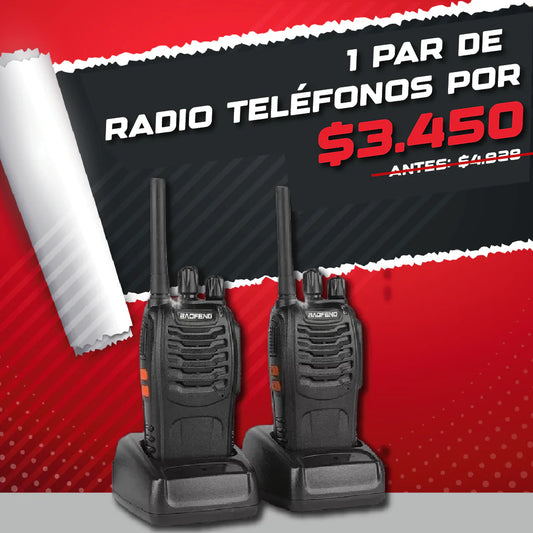 Walkie Talkie BAOFENG + ENVIO GRATIS