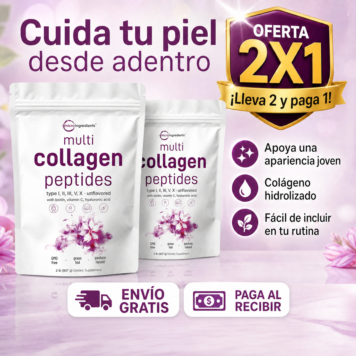 Multi-Colageno Peptides 2x1 — ¡Lleva 2, paga 1!